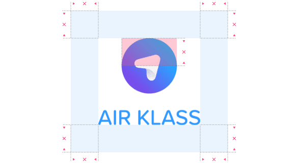 necessary space for logo example 1