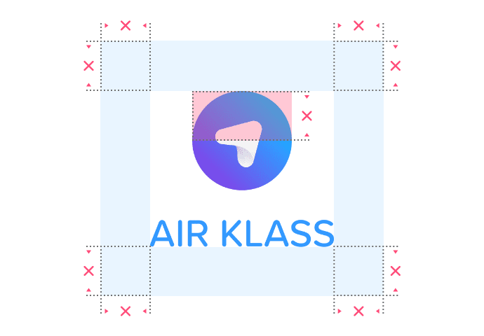 necessary space for logo example 1