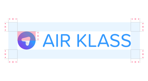 necessary space for logo example 2